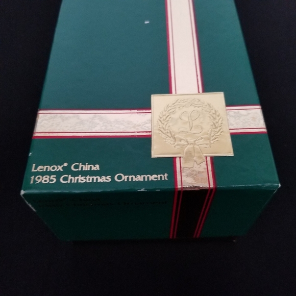 Vintage 1985 Lenox Christmas Bell Angel Ornament 24kt Gold Trim Orginal Box - Picture 11 of 11